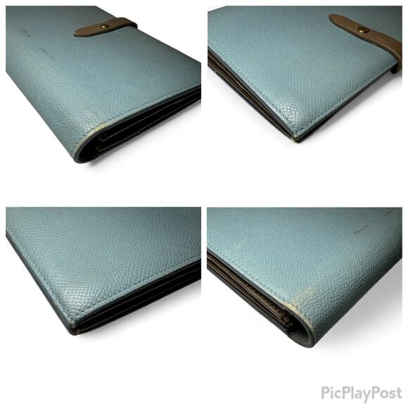 CELINE Grained Calfskin Large Multifunction Bi-Fold Wallet - Picture 14 of 16